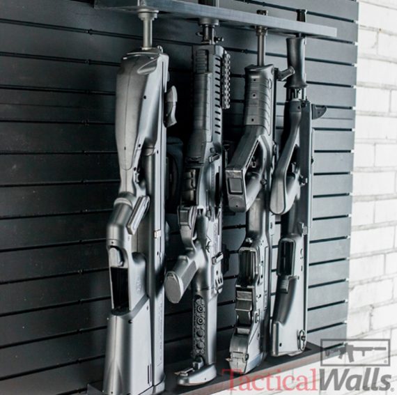 Tactical Walls - *NEW* MOD Wall - 2 MOD Wall Vertical 4 Gun Rifle Rack