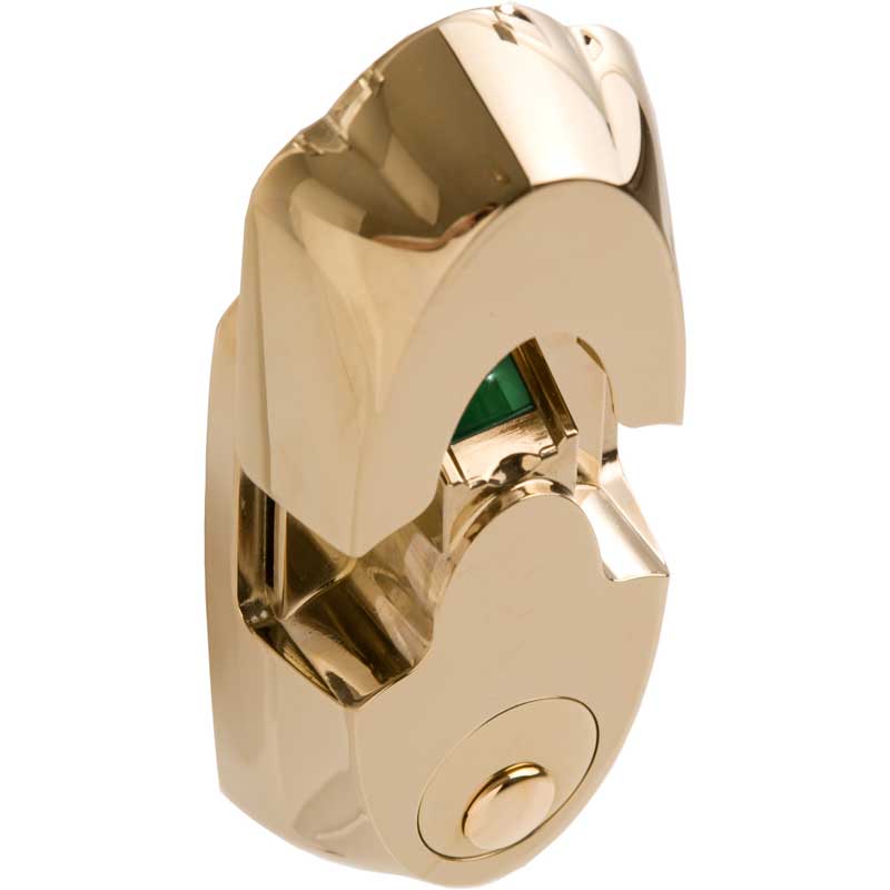 Actuator Systems NEXTBOLT-NX3 PB EZ Mount Biometric Lock - Polished Brass