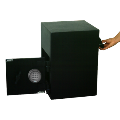 American Security DSR2014K - "B" Rated Rotary Rear Load E-Lock Depository Safe