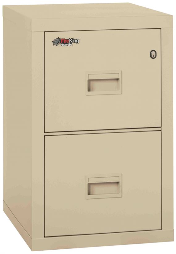 Fire King 2R1822-C - Turtle Fireproof File Cabinets - 2 Drawer 1 Hour Fire Rating