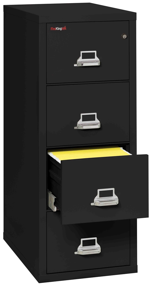 Fire King 4-2131-C - Vertical Fireproof File Cabinets - 4 Drawer 1 Hour Fire Rating