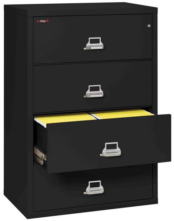 Fire King 4-3822-C - Lateral Fireproof File Cabinets - 4 Drawer 1 Hour Fire Rating