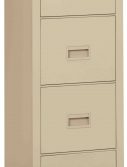 Fire King 4R1822-C - Turtle Fireproof File Cabinets - 4 Drawer 1 Hour Fire Rating