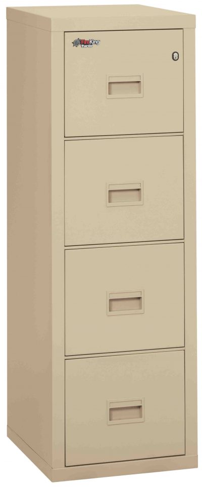 Fire King 4R1822-C - Turtle Fireproof File Cabinets - 4 Drawer 1 Hour Fire Rating
