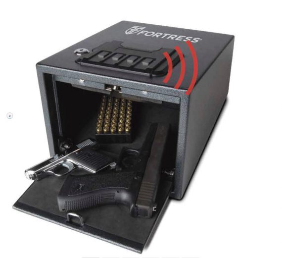 Fortress P2EA Alarming Quick Access Pistol Safe with Keypad Lock