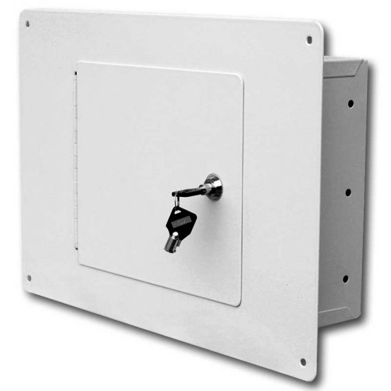 Homak Security - WS00017001 - Between The Studs White Wall Safe