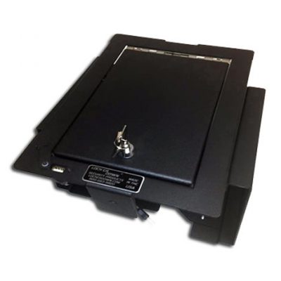 Lock'er Down Console Safe Late Production 2012 - 2014 Ford F150 with Full Floor Console (fits Raptor Platinum)