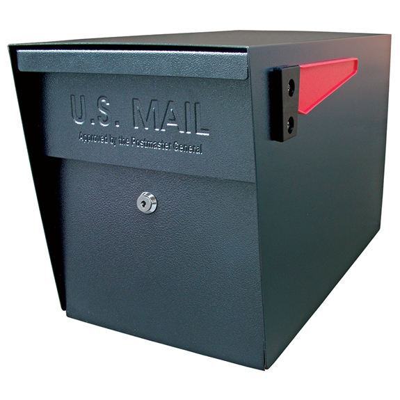 MailBoss 7106 Locking Security Mailbox - Black