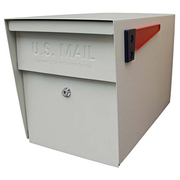 MailBoss 7107 Locking Security Mailbox - White