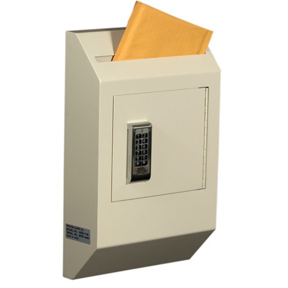 Protex WDB-110E Letter Size Wall Drop Box w/ Electronic Lock